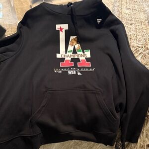 Black LA 2020 World Series Champions Men's Hoodie 2XL